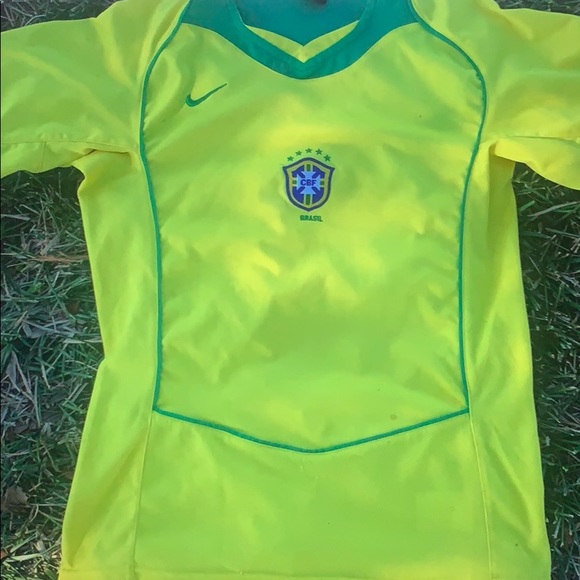 Nike Vintage Brazil Soccer Jersey - Picture 3 of 4